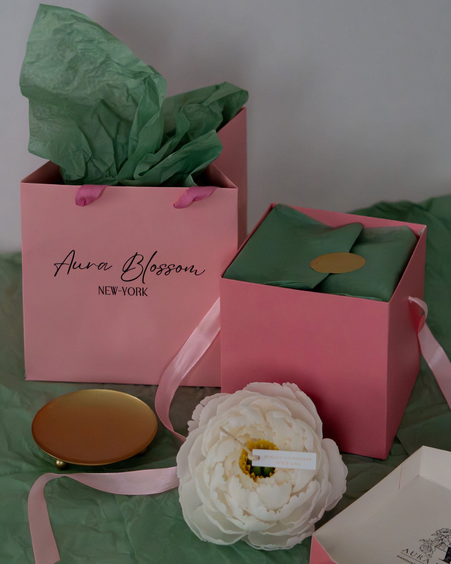 Summer Peony Candle, 100% Beeswax, Toxin-Free