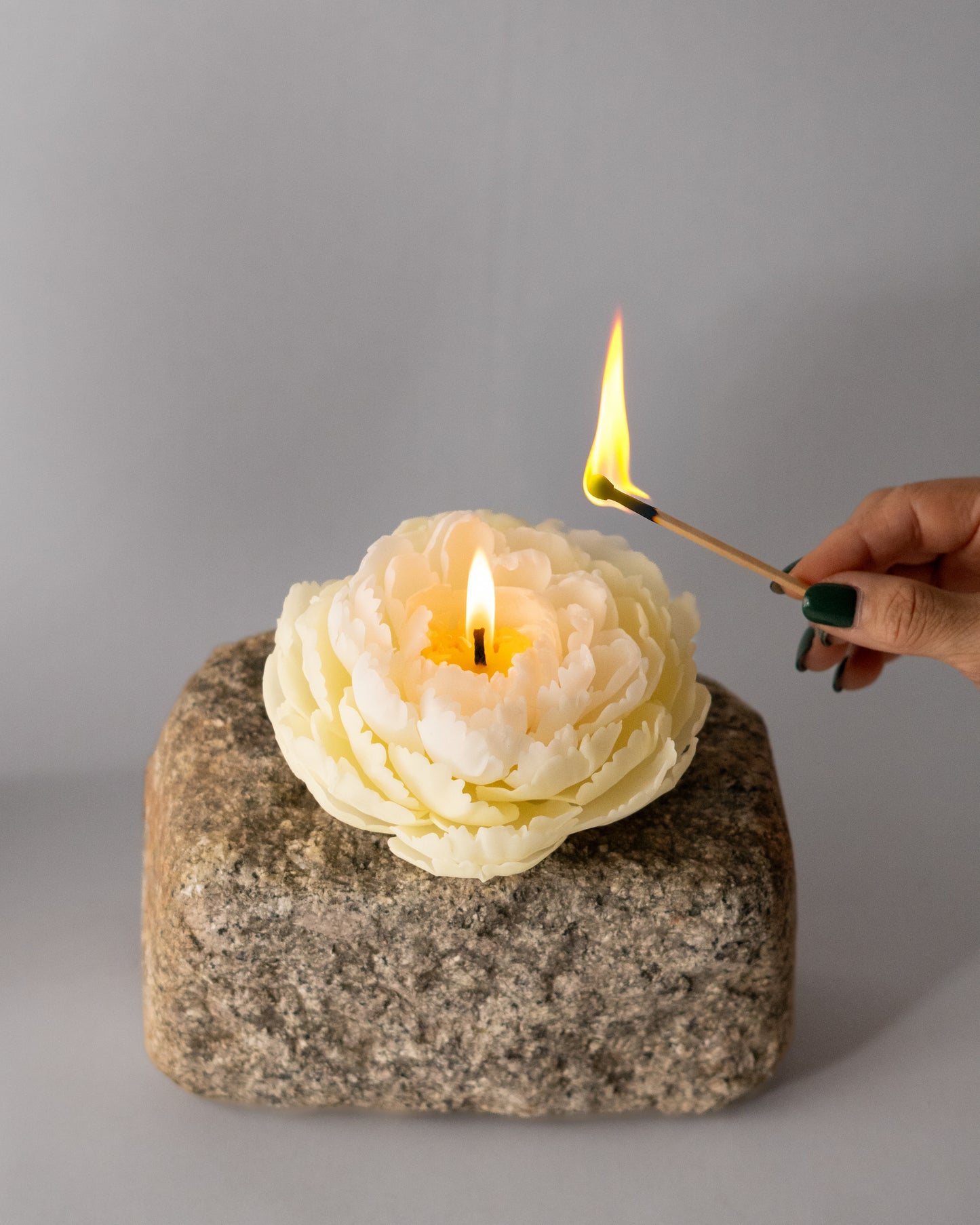 Spring Peony Candle, 100% Beeswax, Toxin-Free