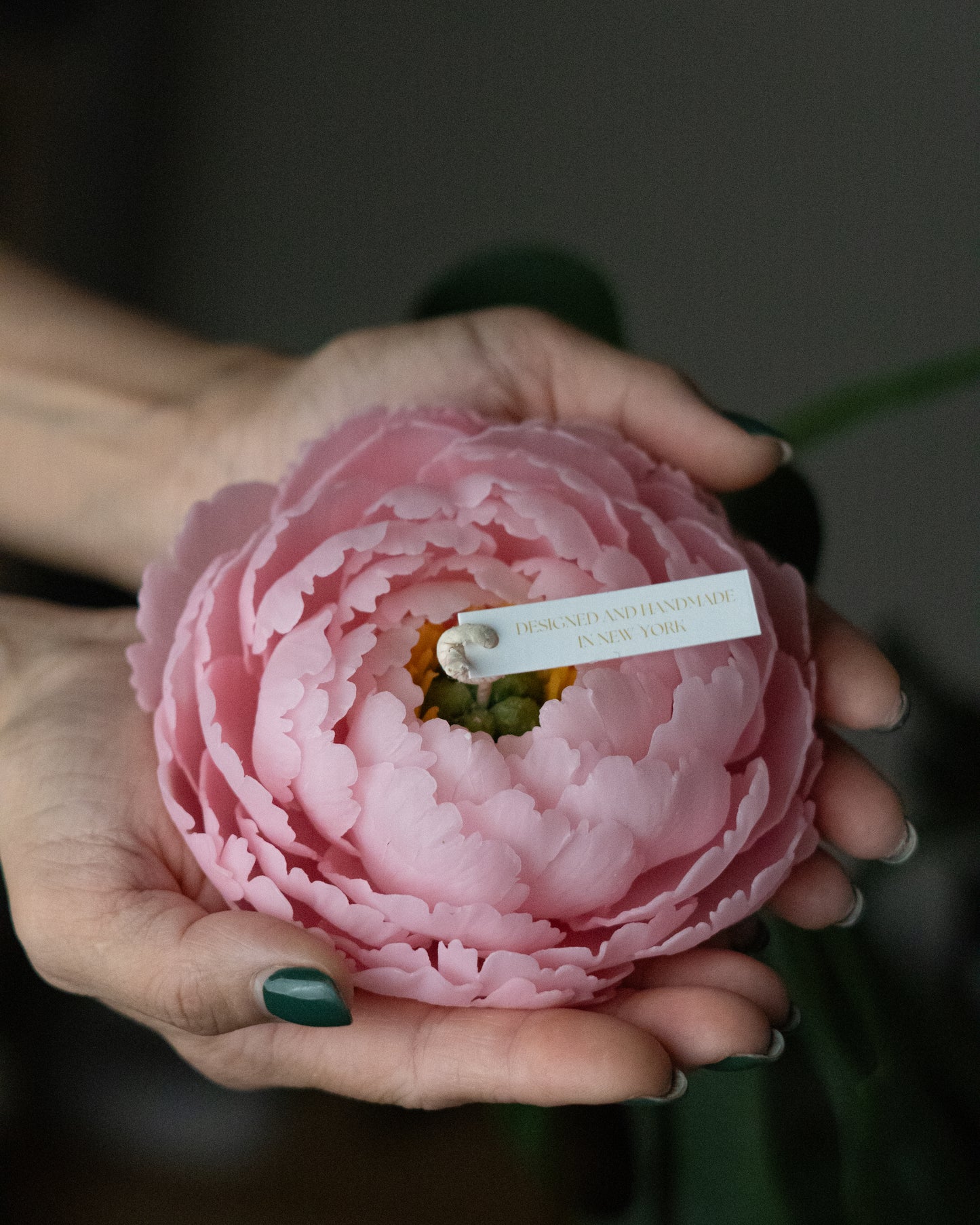 Summer Peony Candle, 100% Beeswax, Toxin-Free