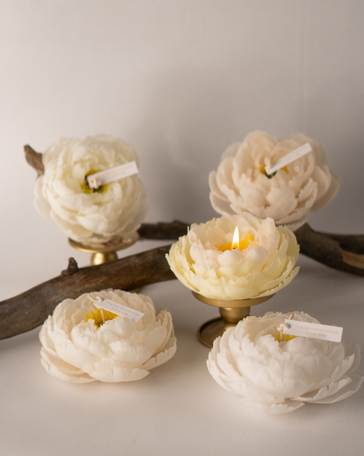 Spring Peony Candle, 100% Beeswax, Toxin-Free